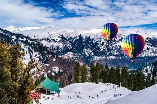 Solang Valley snow point near Manali
